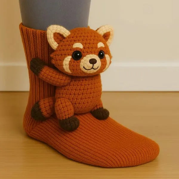 Plüsch-Tier-Socken