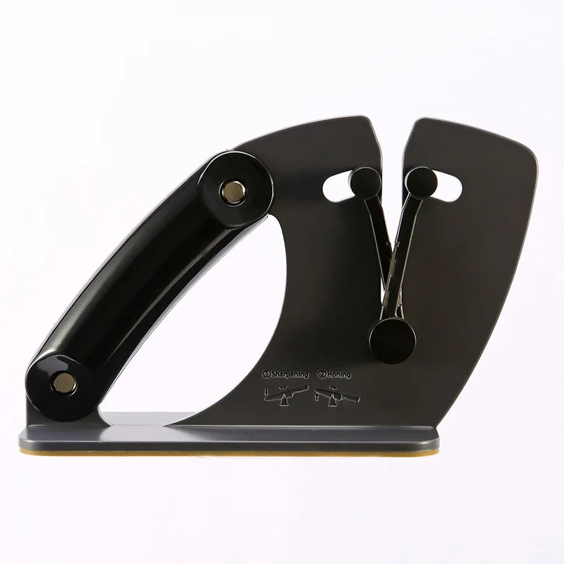 3-in-1 Knife Sharpener with Adjustable 12-20° Angle Tungsten Carbide Sharpening Station for All Kitchen Knives | Sansoti