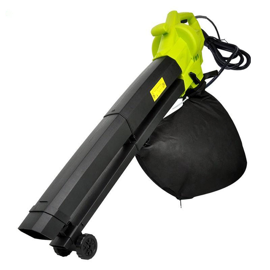 Electric Leaf Blower Vacuum Mulcher 3-in-1 3000W 35L Collection Bag with Wheels Garden Tool Leaf Cleaner | Sansoti