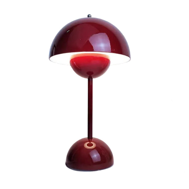 Lampe de table rétro rechargeable avec commande tactile, éclairage d’ambiance LED dimmable, 3 intensités, autonomie de 10 heures, pour le salon | Sansoti