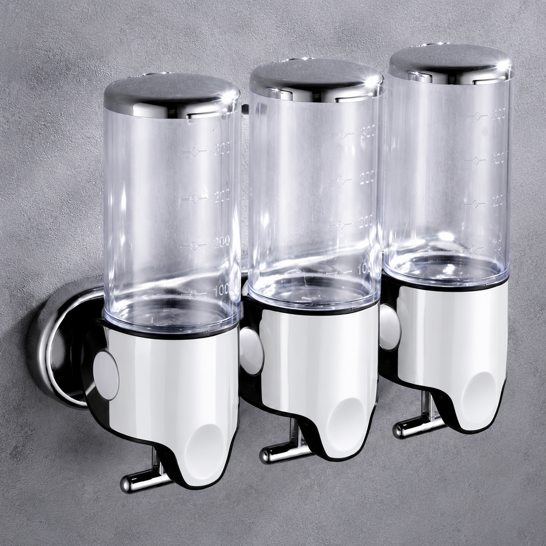 Wandzeepdispenser van RVS 500ml – Pompflacon voor Badkamer en Douche – Hygiënisch Opbergsysteem Zeep | Sansoti