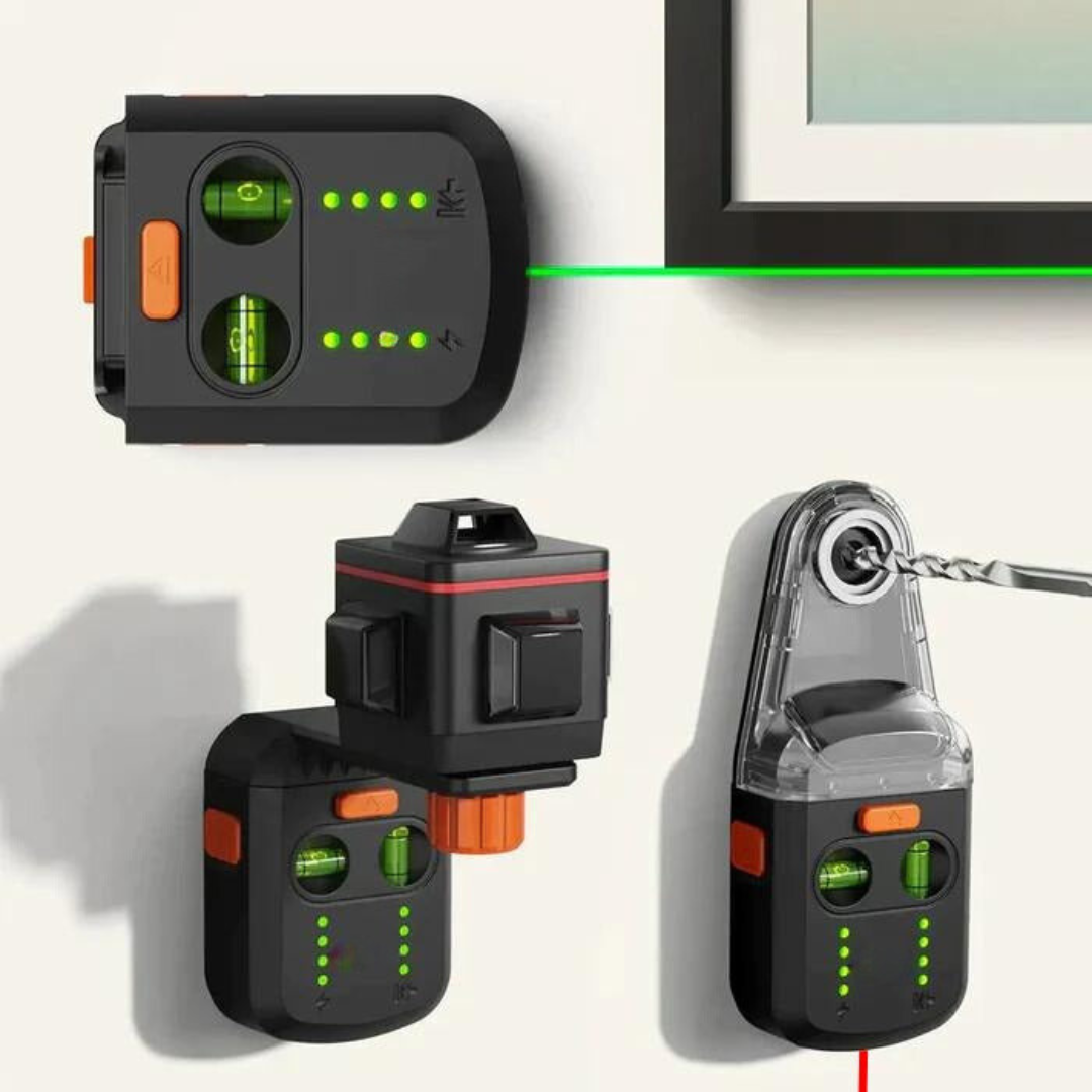 ProGuide Precision Tool for Home Improvements – Laser Level with Dust Extraction System | Sansoti