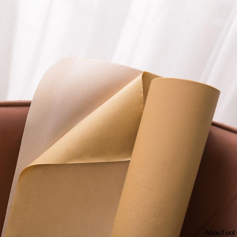 Self-adhesive PU leather repair patch for furniture, sofa, chair, and car seat with strong adhesion | Sansoti