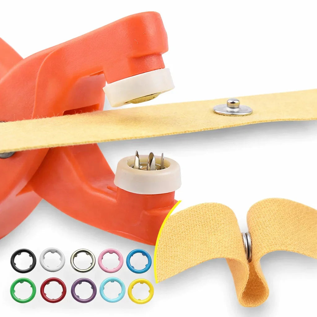 Snap Button Pliers Set with Assorted Snap Buttons for Clothing and DIY Projects | Sansoti