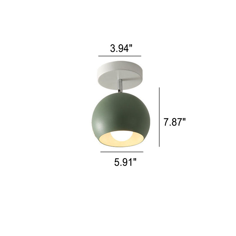 Eiserne Deckenlampe mit Holzakzenten – Buntes Design für Flur und Wohnzimmer | Sansoti