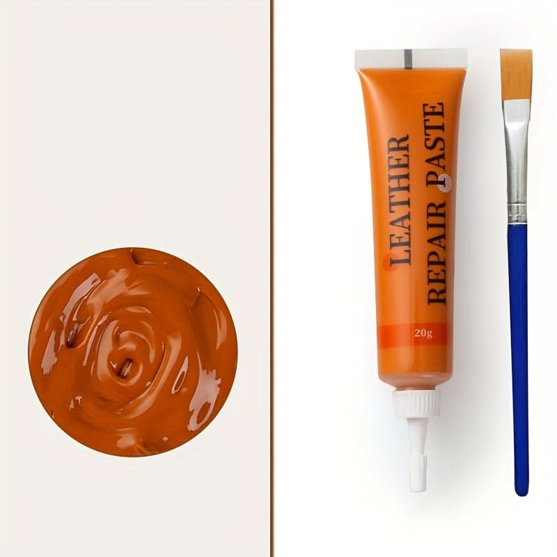 Leder-Reparaturset für Möbel, Autositze und Sofas, Leder-Restaurationskit mit Applikator, 3x10cm | Sansoti