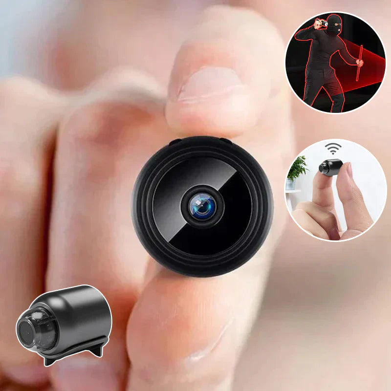 WiFi Security Camera with Night Vision and Motion Detection – Compact Mini Surveillance Camera for Home and Office | Sansoti