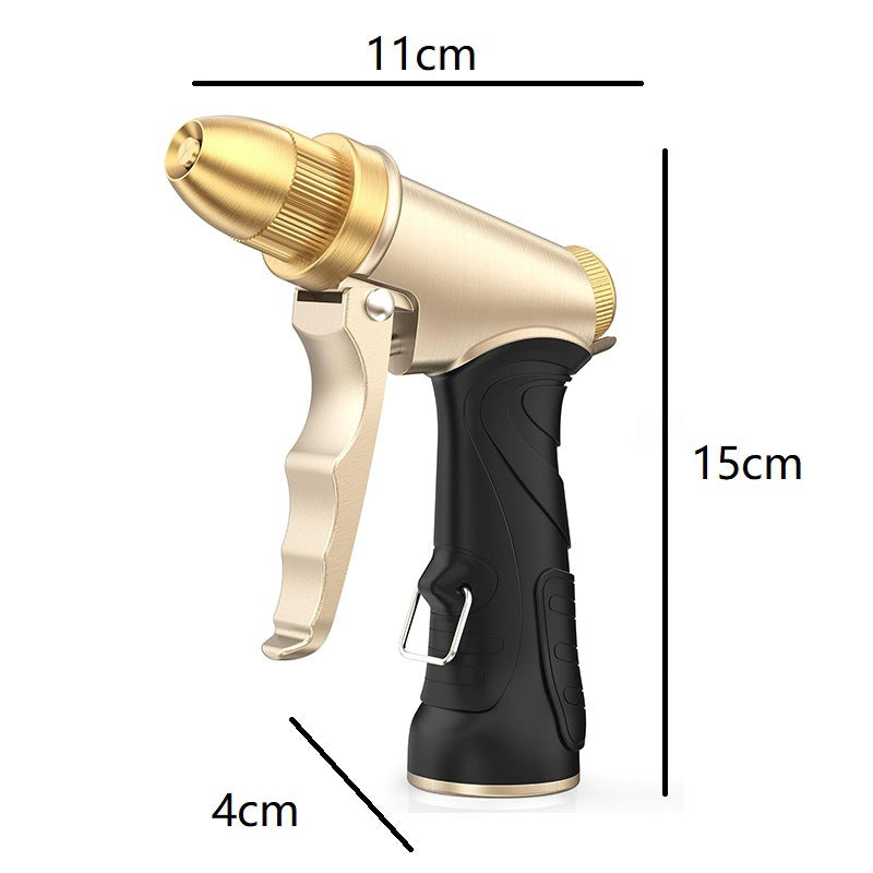 High-Pressure Garden Spray Attachment with Adjustable Jet and Rotating Spray Head for Garden Hose | Sansoti