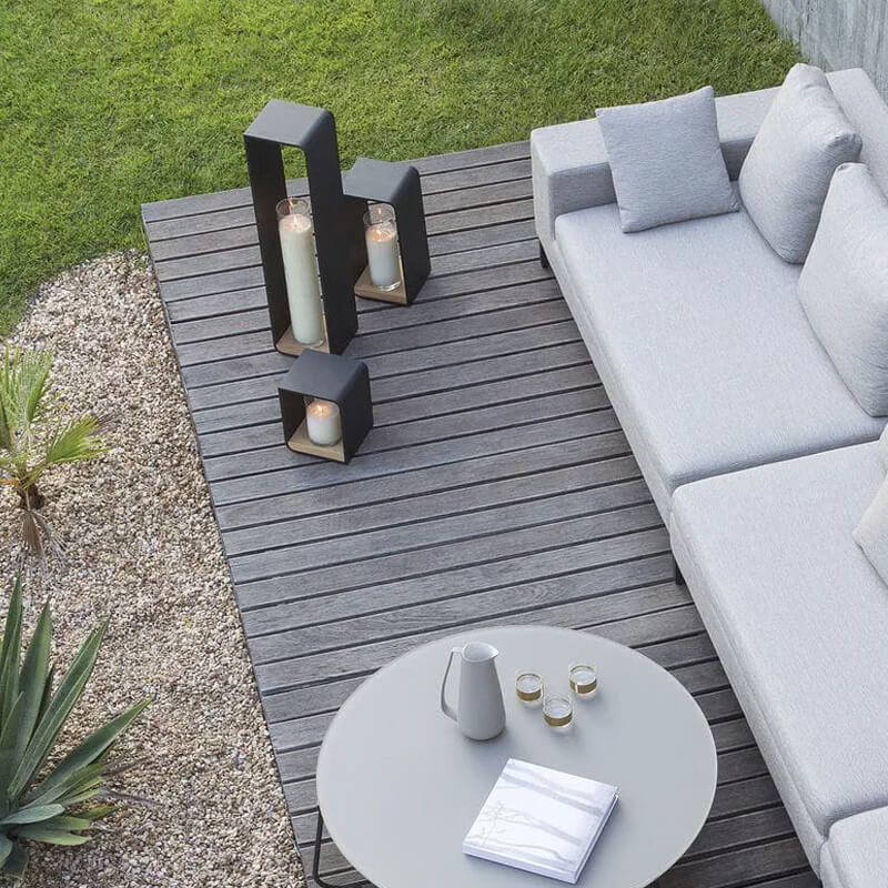 LED-Außenleuchte, Gartenbeleuchtung, wasserdicht, modernes Design, Wegeleuchte, Terrassenbeleuchtung, 30–60 cm | Sansoti