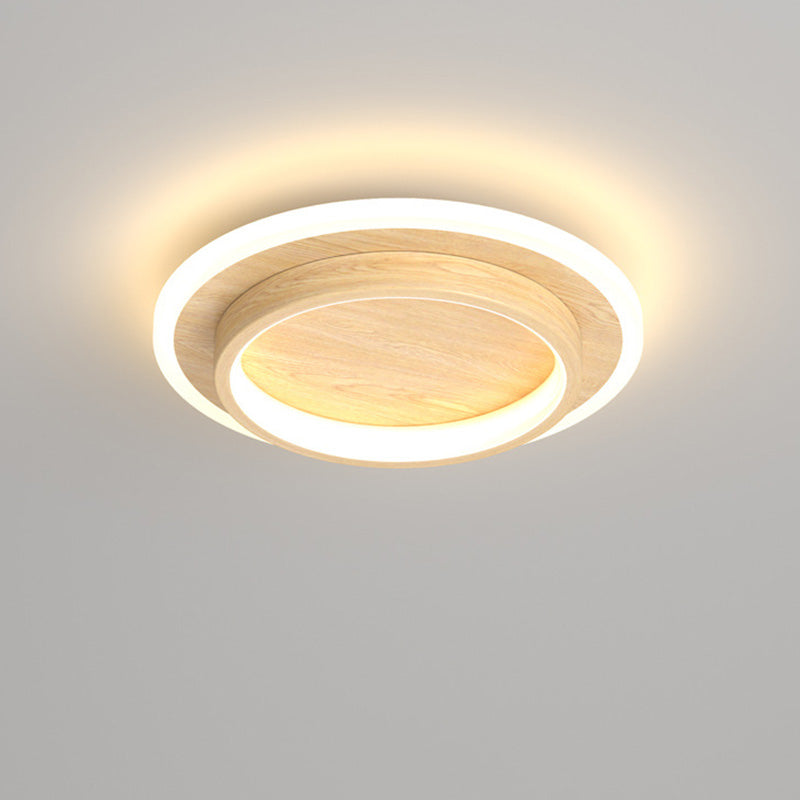 LED Ceiling Lamp Round 10W 20W Black White Bedroom Hall Living Room Modern Ceiling Lighting Low Ceiling Lamp | Sansoti