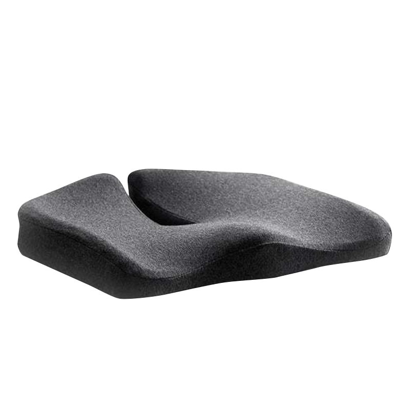 Ergonomisches Sitzkissen aus Memory-Schaum, Sitzunterstützung, Komfort, Linderung bei Ischiasschmerzen, Sitzfläche, Auto, Büro | Sansoti
