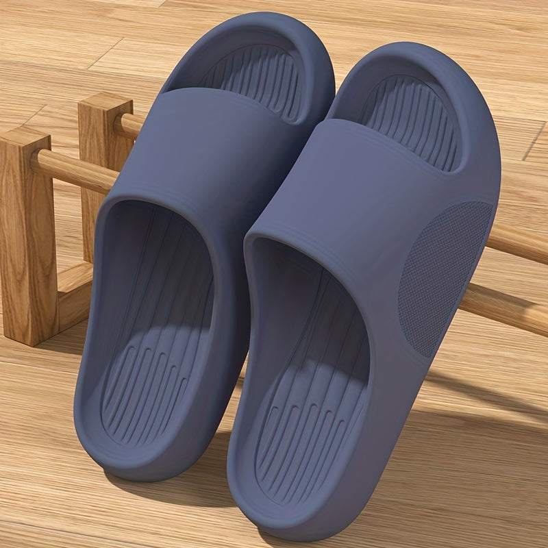 Chaussons confortables noirs hommes femmes doux antidérapants chaussures d’intérieur bien-être détente | Sansoti