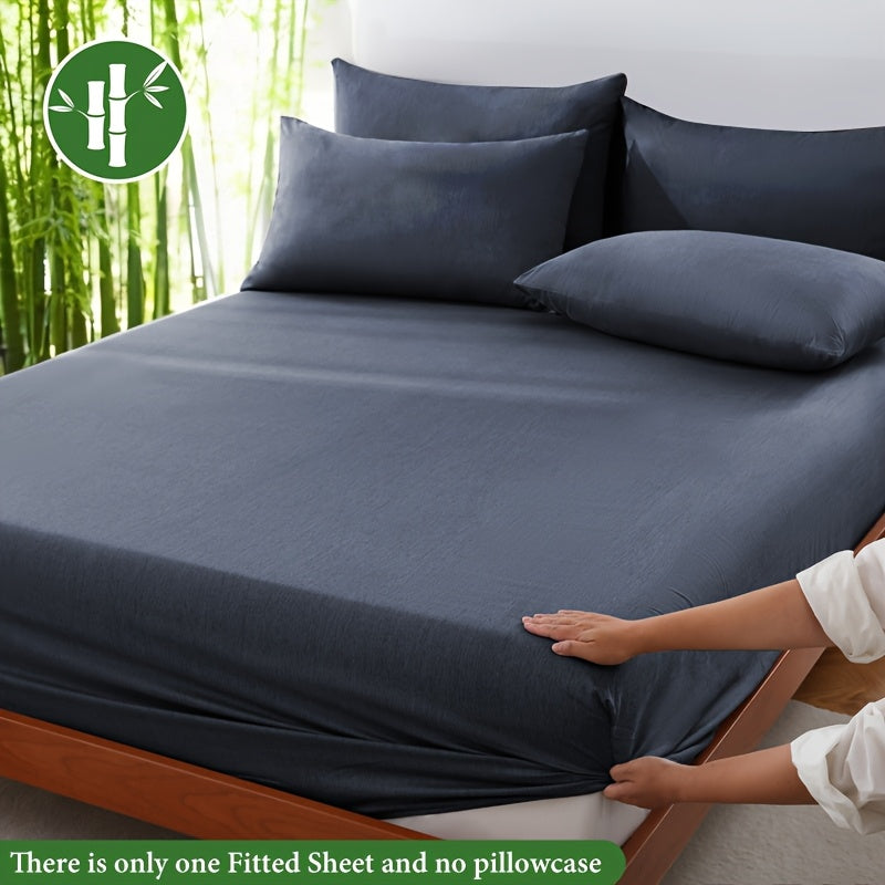 Bamboo Fiber Fitted Sheet – Breathable and Moisture-Wicking for Cool Sleep Comfort | Sansoti