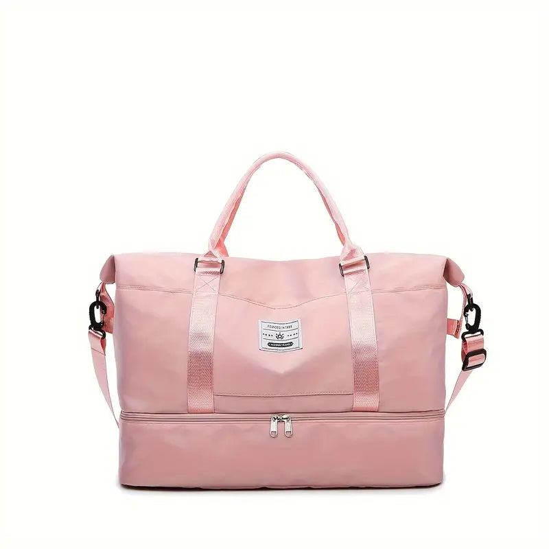 Handgefertigte Ledertasche für Wochenendtrips, Flugreisen und den Besuch im Fitnessstudio, kompakte Reisetasche, Vintage | Sansoti
