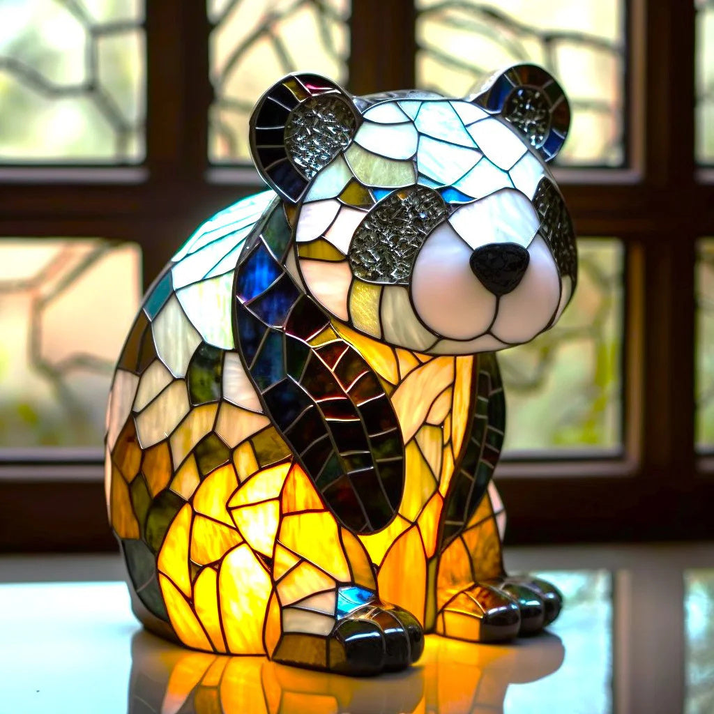 Dekorative Tierlampe 15 cm – Kunstlampe mit LED-Beleuchtung für Kinderzimmer, Wohnzimmer und stimmungsvolle Beleuchtung | Sansoti