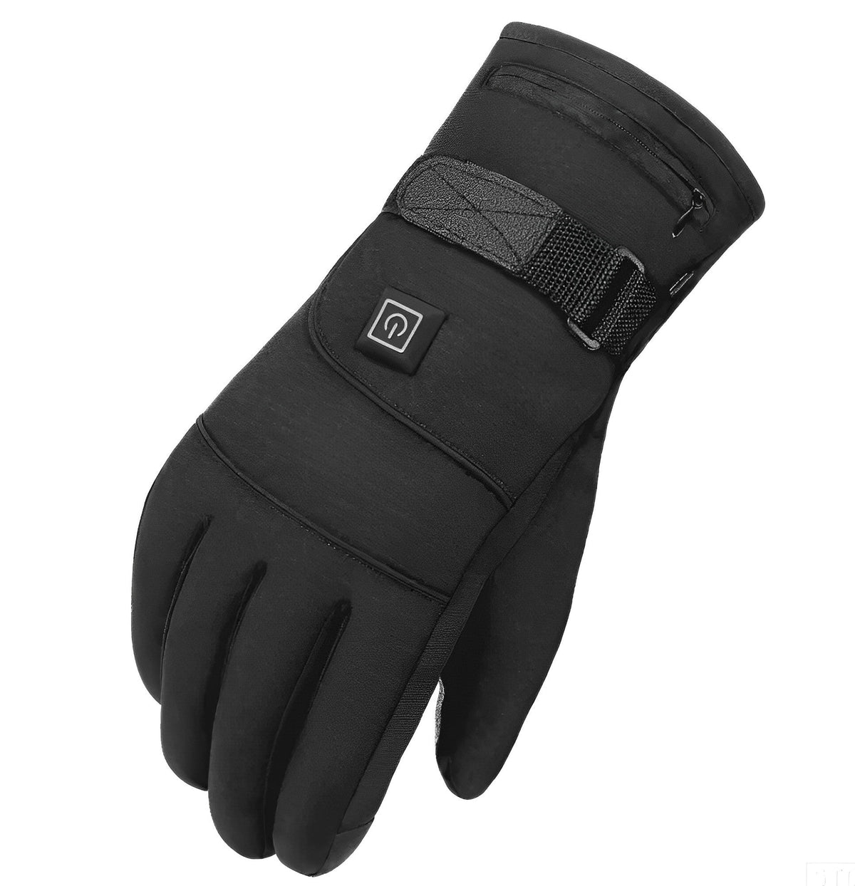 Beheizbare Handschuhe unisex, elektrisch, mit 3 Wärmestufen, schwarze Winterhandschuhe zum Skifahren und für Outdoor-Aktivitäten | Sansoti