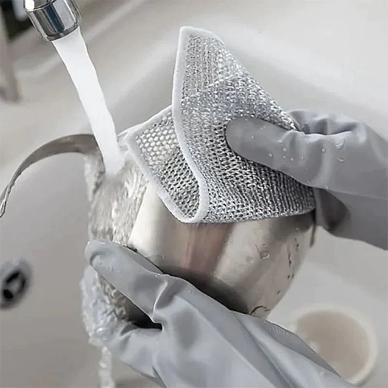 Scratch-Resistant Dishcloths for Washing Up – Set of 10 Pieces | Reusable & Durable | Sansoti