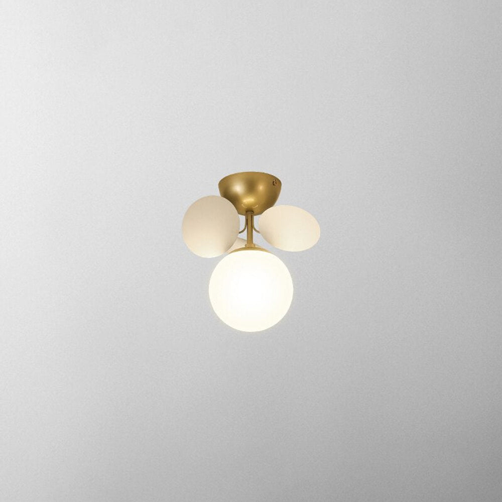 Deckenleuchte mit Blumenästen aus mehrfarbigem Glas und Metall, 4-15 Lichtquellen, naturinspiriertes Design, Wohnzimmer, Esszimmer | Sansoti