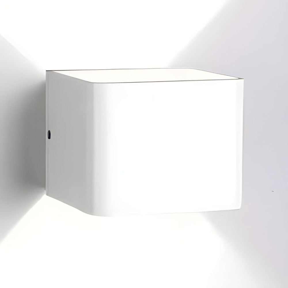 Cubbon Wandlamp LED Aluminium Acryl Zwart/Wit Wandverlichting Binnen Modern Up Down Designlamp Slaapkamer Hal | Sansoti