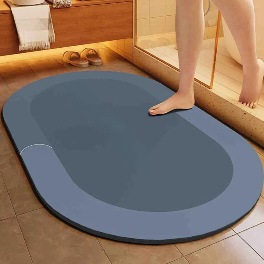 Quick-Drying Bath Mat Non-Slip Diatomaceous Earth 40-120cm Bathroom Shower Toilet Comfortable Safe Absorbent | Sansoti