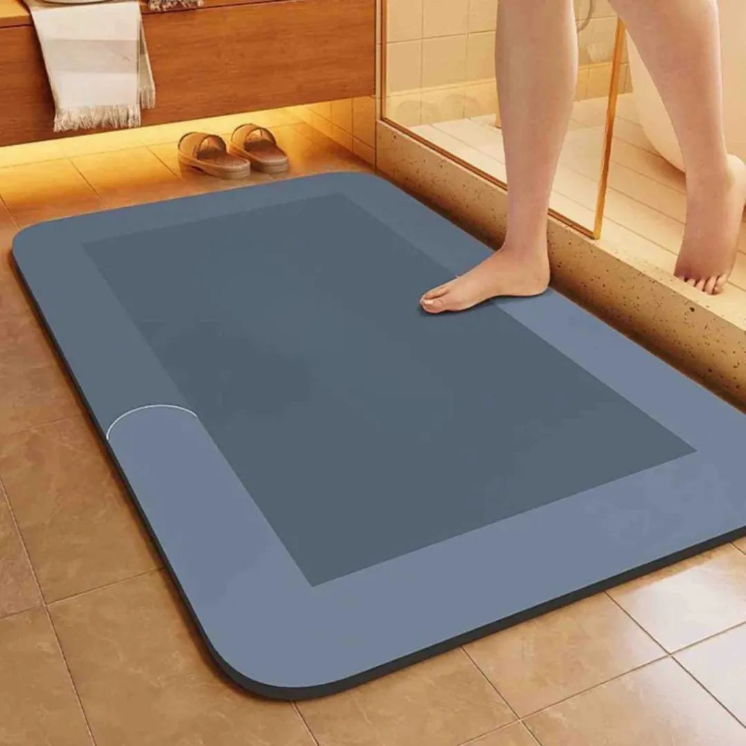 Quick-Drying Bath Mat Non-Slip Diatomaceous Earth 40-120cm Bathroom Shower Toilet Comfortable Safe Absorbent | Sansoti
