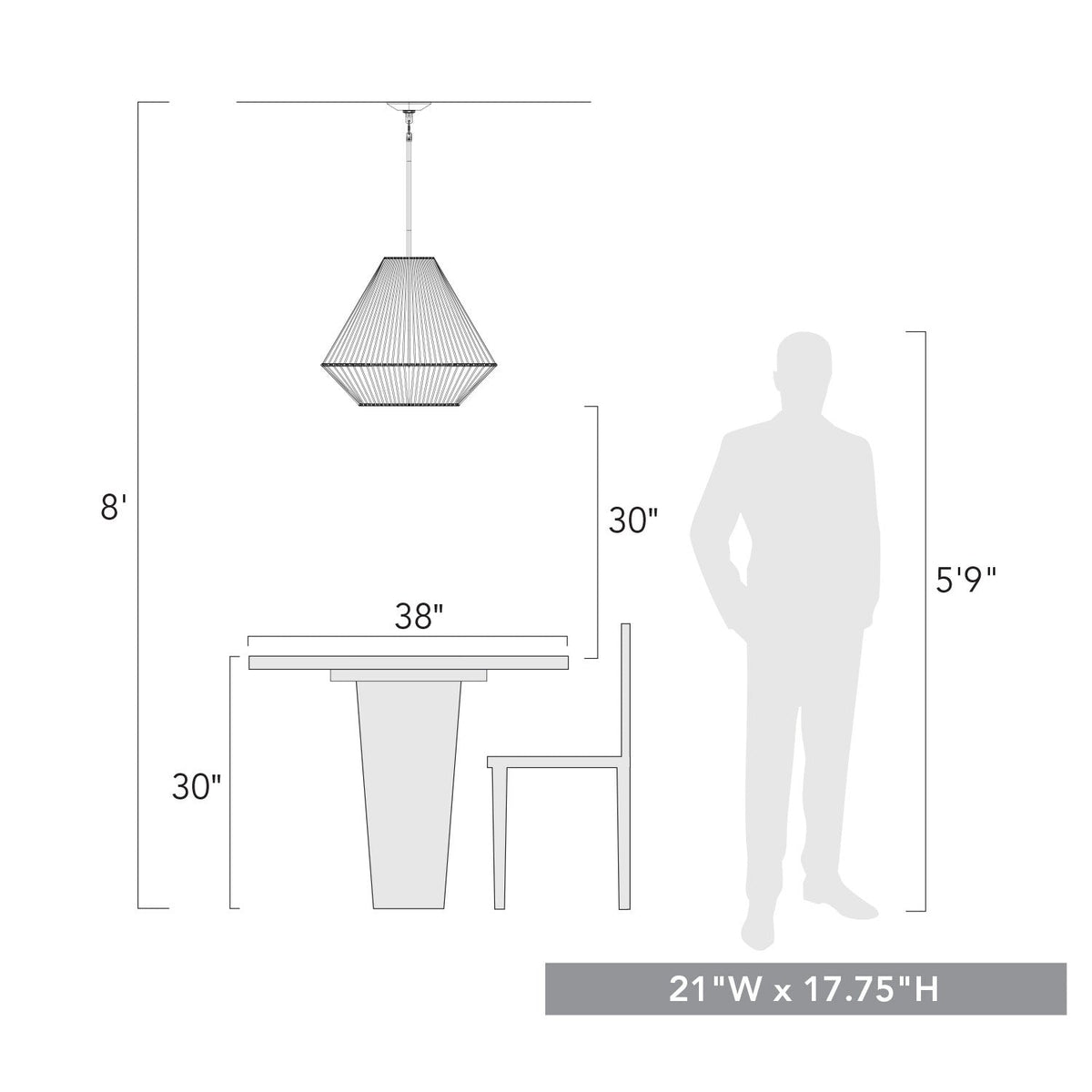 Hanglamp Gevlochten Touw Mat Zwart Staal 53cm Dimbaar E12 Naturel Bohemian Woonkamer