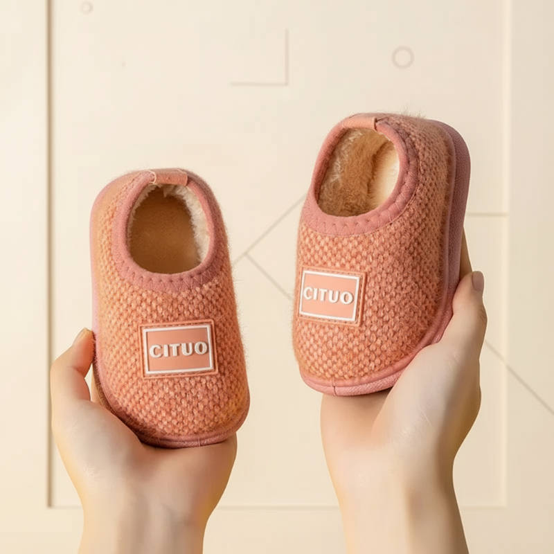 Zachte Winterpantoffels voor Kinderen met Antislipzool Warme Voering Comfort Binnenschoenen Peuters Kleuters | Sansoti