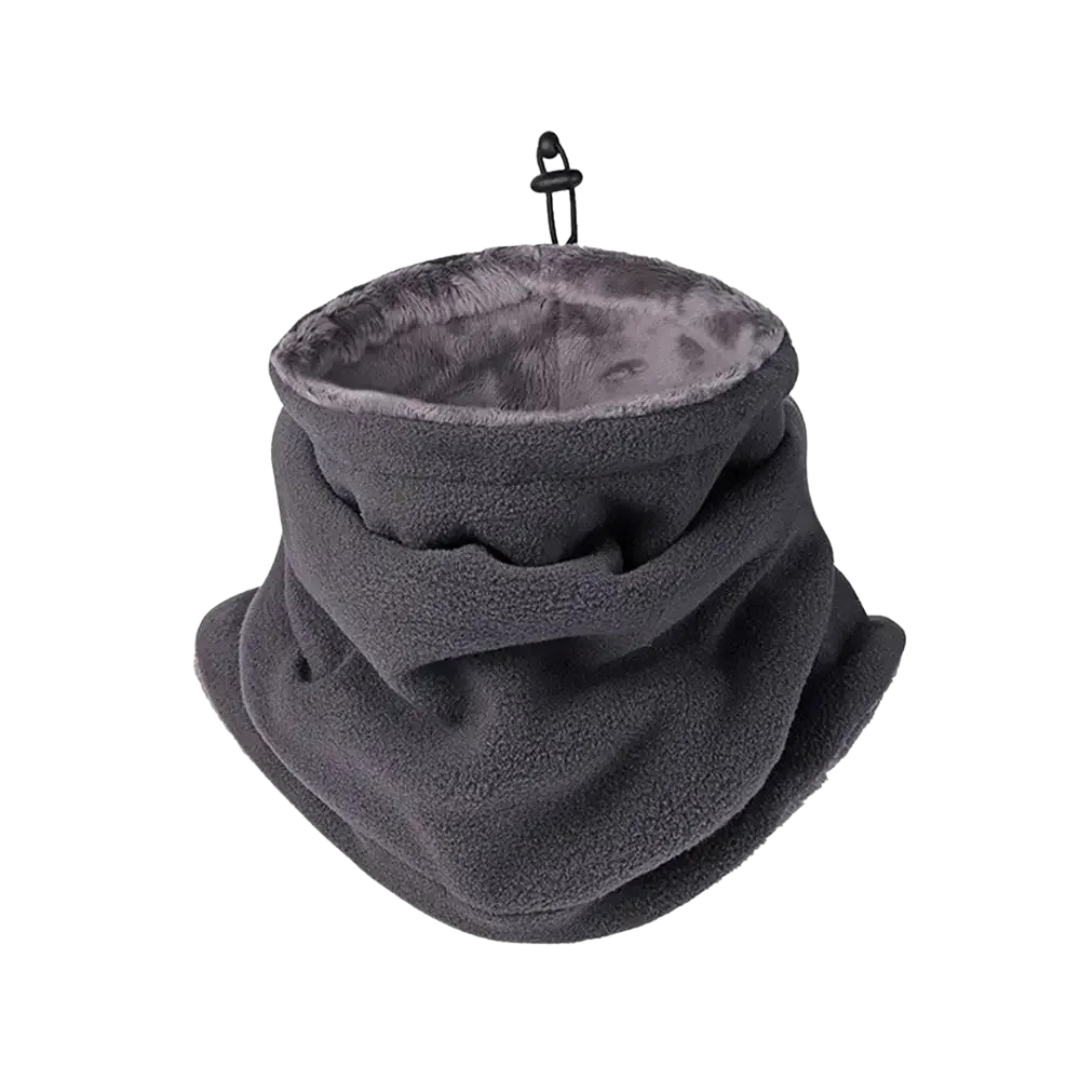 Fleece Neck Warmer with Drawstring – Versatile Winter Scarf for Outdoor Activities, Winter Sports, and Hiking | Sansoti