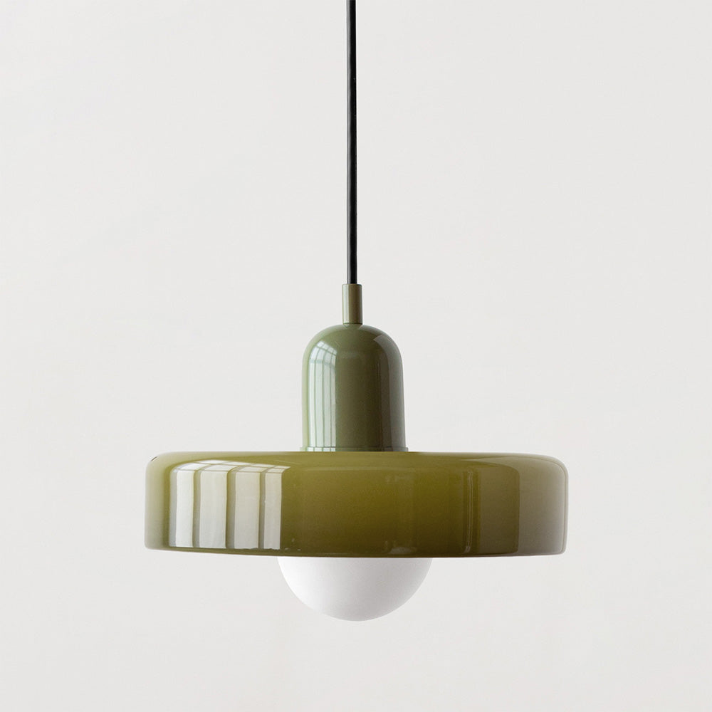 Luccon retro hanglamp glas G9 kleurrijk eettafel keuken verlichting design modern vintage | Sansoti