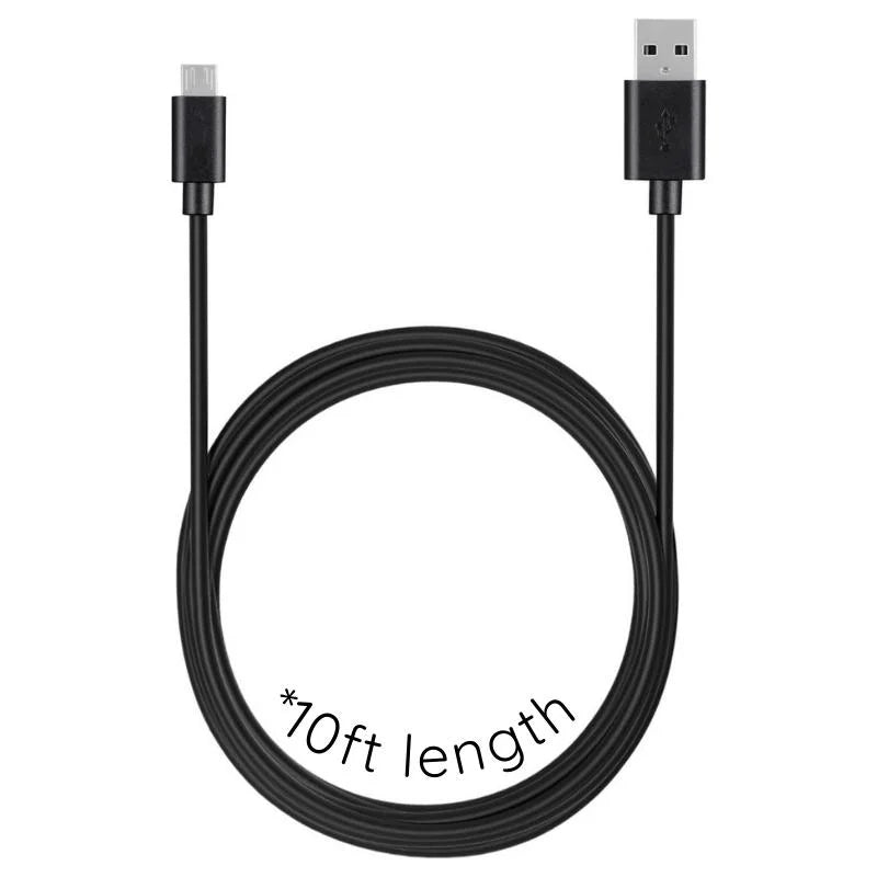 3-Meter Micro USB Charging Cable with Reinforced Connector, Fast Charging for Smartphones, Tablets, and Accessories | Sansoti
