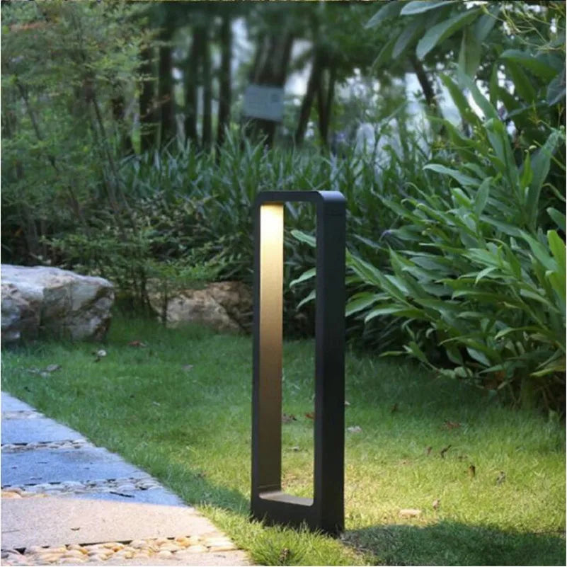 Stehende Gartenleuchte LED Aluminium Wasserdicht Moderne Außenbeleuchtung für Weg Terrasse Auffahrt Garten 30-100cm | Sansoti