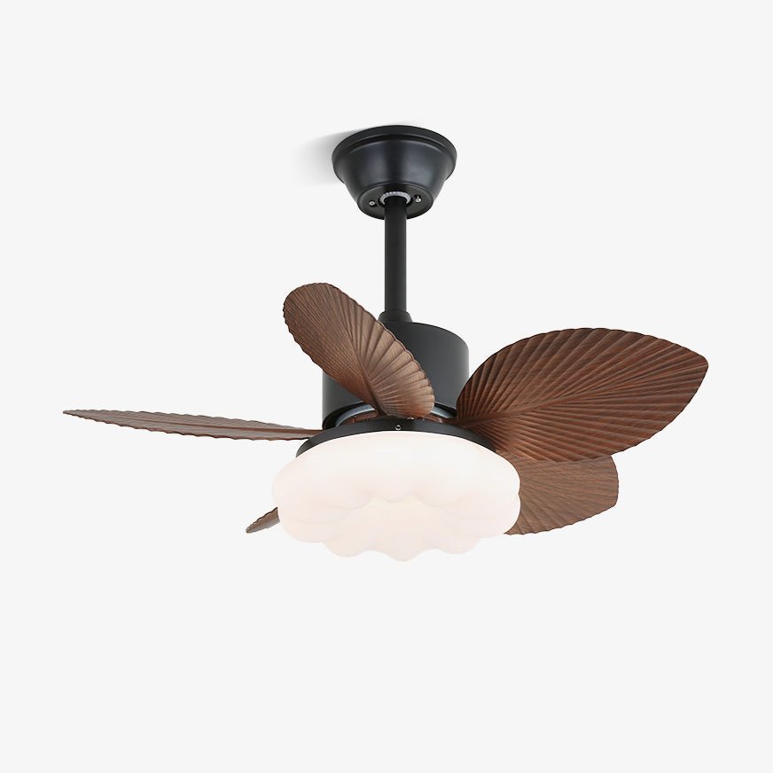 Deckenventilator mit Beleuchtung — Tropisches Holzdesign — Ø75 cm — 6-Stufen Steuerung | Sansoti