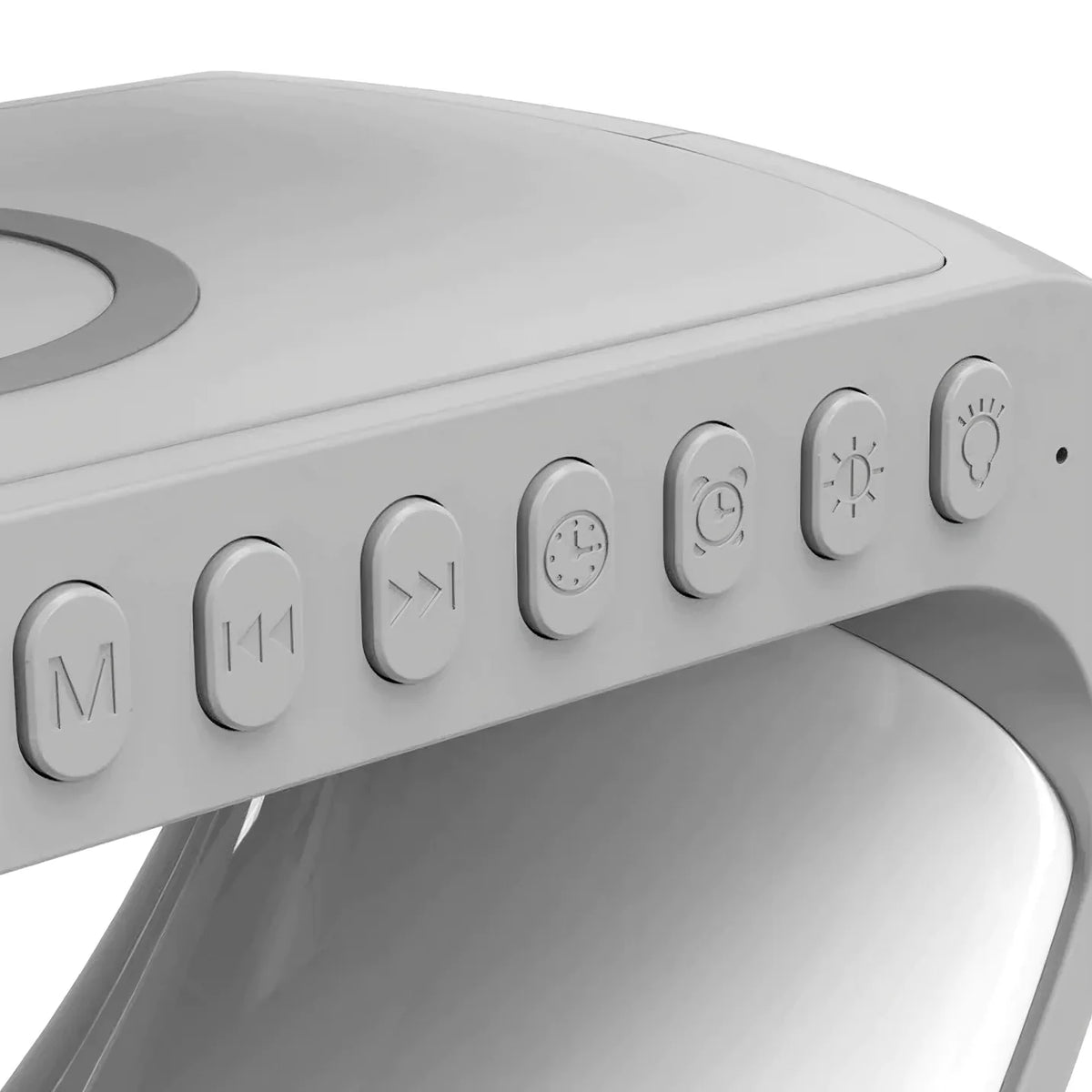 Wecker Bluetooth Lautsprecher Kabelloses Laden 3-in-1 Nachttisch LED Display | Sansoti