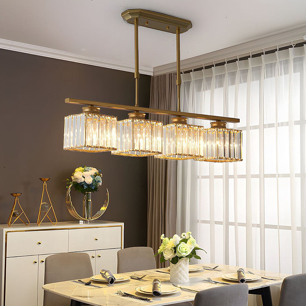 Suspension verre E27 noir 3 ou 4 lumières table à manger îlot de cuisine suspension scandinave plafonnier cuisine salon | Sansoti