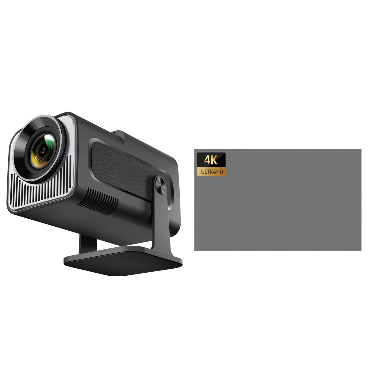Projecteur LED compact 1080p Android 11 WiFi 6 Portable Home cinéma Écran jusqu’à 150 pouces Utilisation en journée | Sansoti