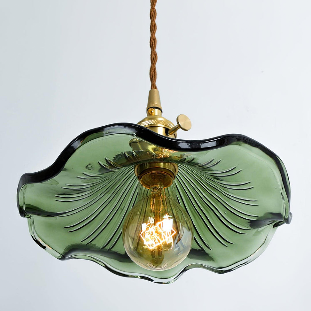 Hanglamp Glas Bloem LED Design Pendellamp Wit Woonkamer Slaapkamer Eetkamer Sfeerverlichting | Sansoti