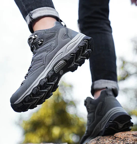 Unisex-Wanderschuhe Hoch Wasserabweisend Dämpfung Grip Leder Mesh Outdoor Hiking Knöchelhoch Trekking-Wanderschuhe | Sansoti