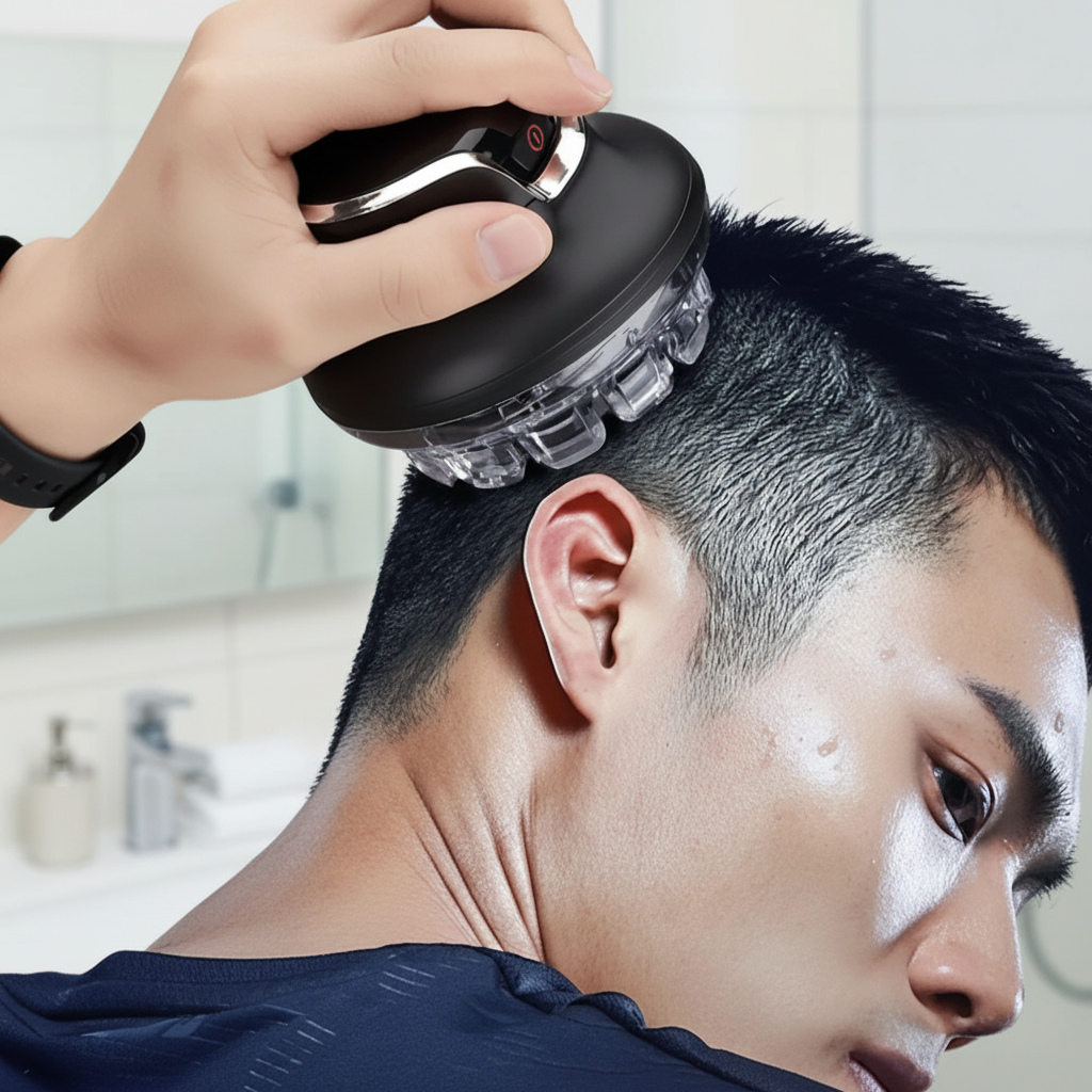 Hair Trimmer Wireless 360° Head Shaver Stainless Steel Blades Rechargeable | Sansoti