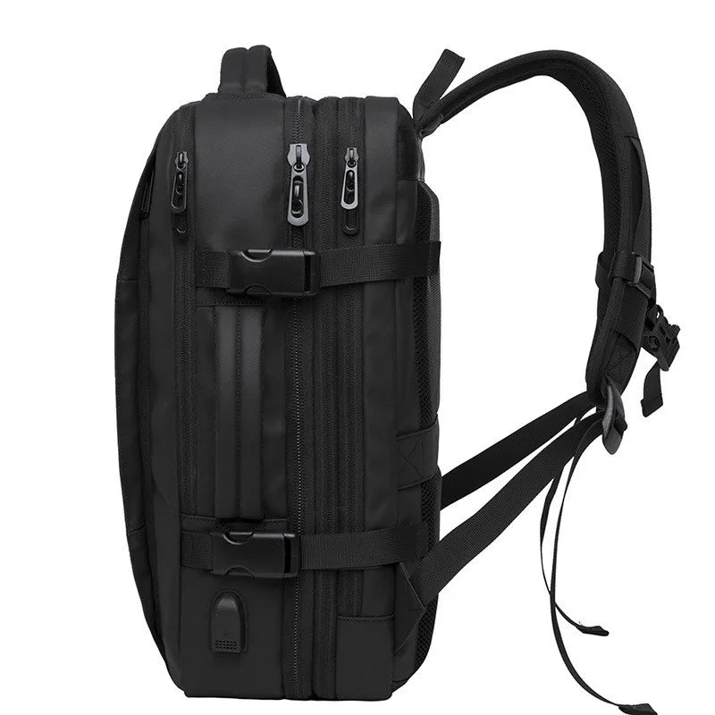 Business Casual Backpack Black Blue Green Grey Pink | Versatile Daypack for Work Travel Laptop School | Premium Waterproof Polyester Travel Backpack 15 inch Laptop Compartment | Ergonomic Padded Shoulder Straps | Sansoti