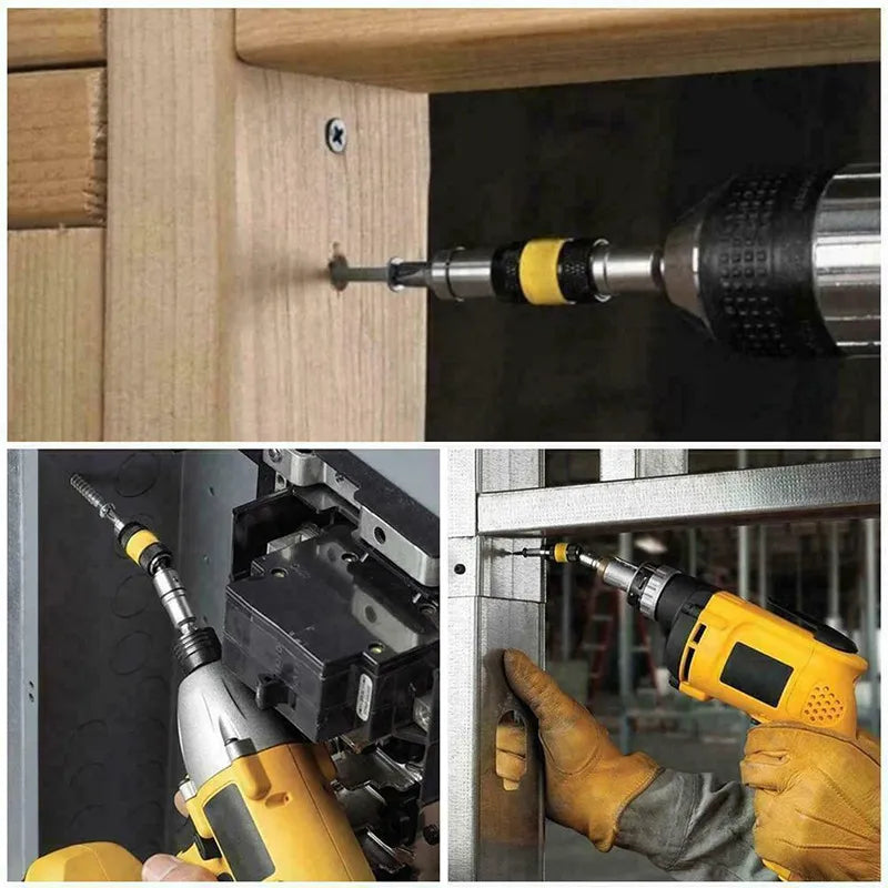 Adjustable Drill Bit Extension with Flexible Angle – Reach Hard-to-Access Spaces | Sansoti