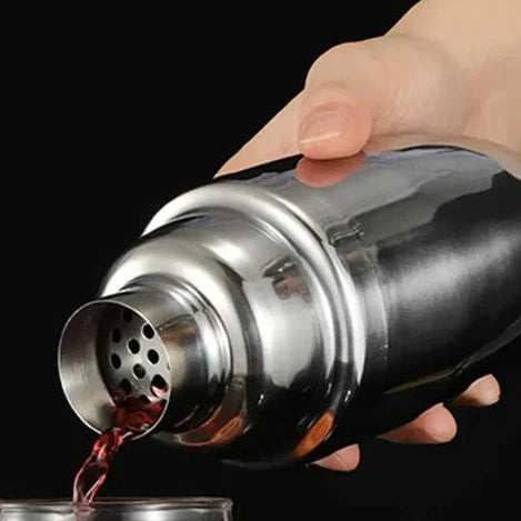 Professionele Barset 10-Delig RVS Cocktail Shaker Set Mixology Gereedschap Zilver Rosé Goud Zwart | Sansoti