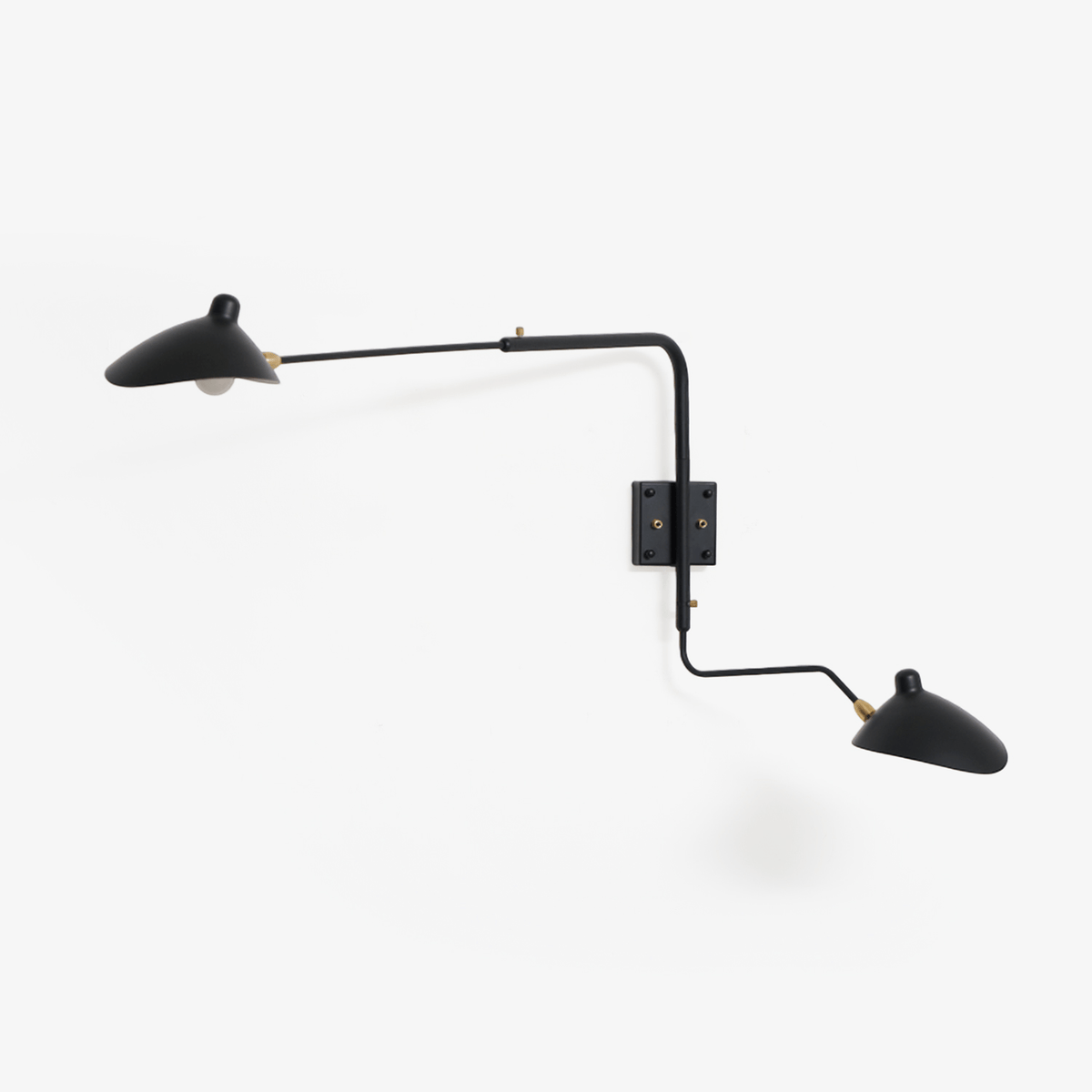 Adjustable Steel Wall Light 1-Head / 2-Head 60-140 cm Modern Design Metal Brass Chrome E26/E27 Socket Adjustable Shade Directional Light Interior | Sansoti