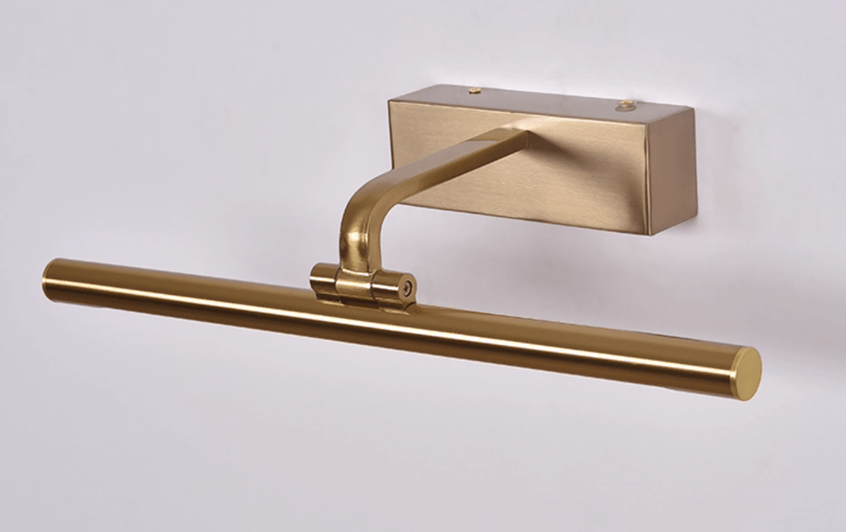 Éclairage rechargeable pour tableaux, doré, avec lampe sans fil USB pour cadre, art, photos et mur | Sansoti