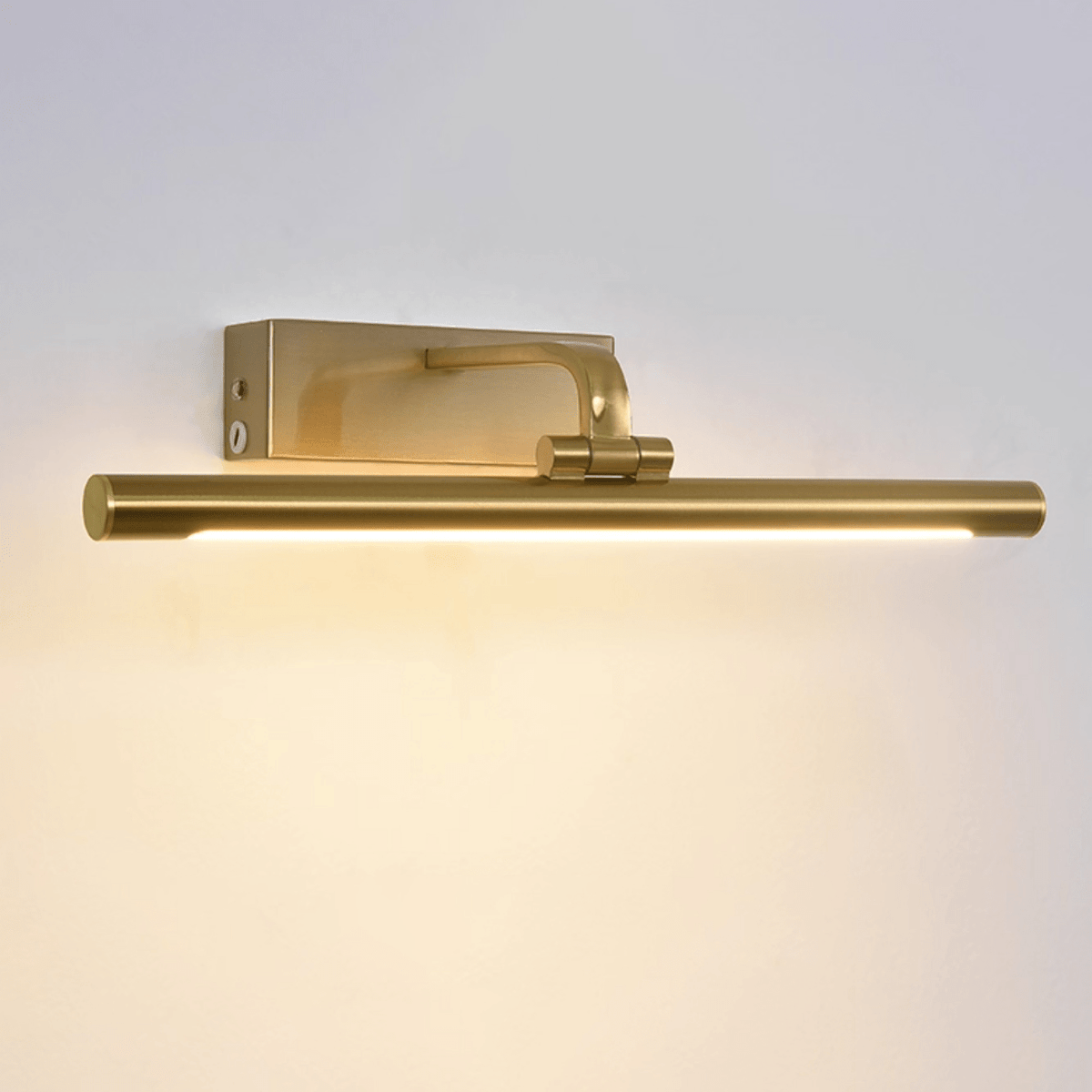 Éclairage rechargeable pour tableaux, doré, avec lampe sans fil USB pour cadre, art, photos et mur | Sansoti