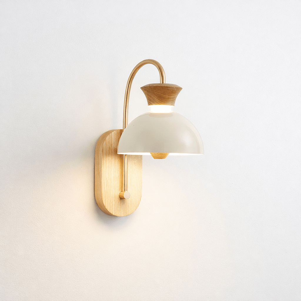 Wood Arc Wall Lamp