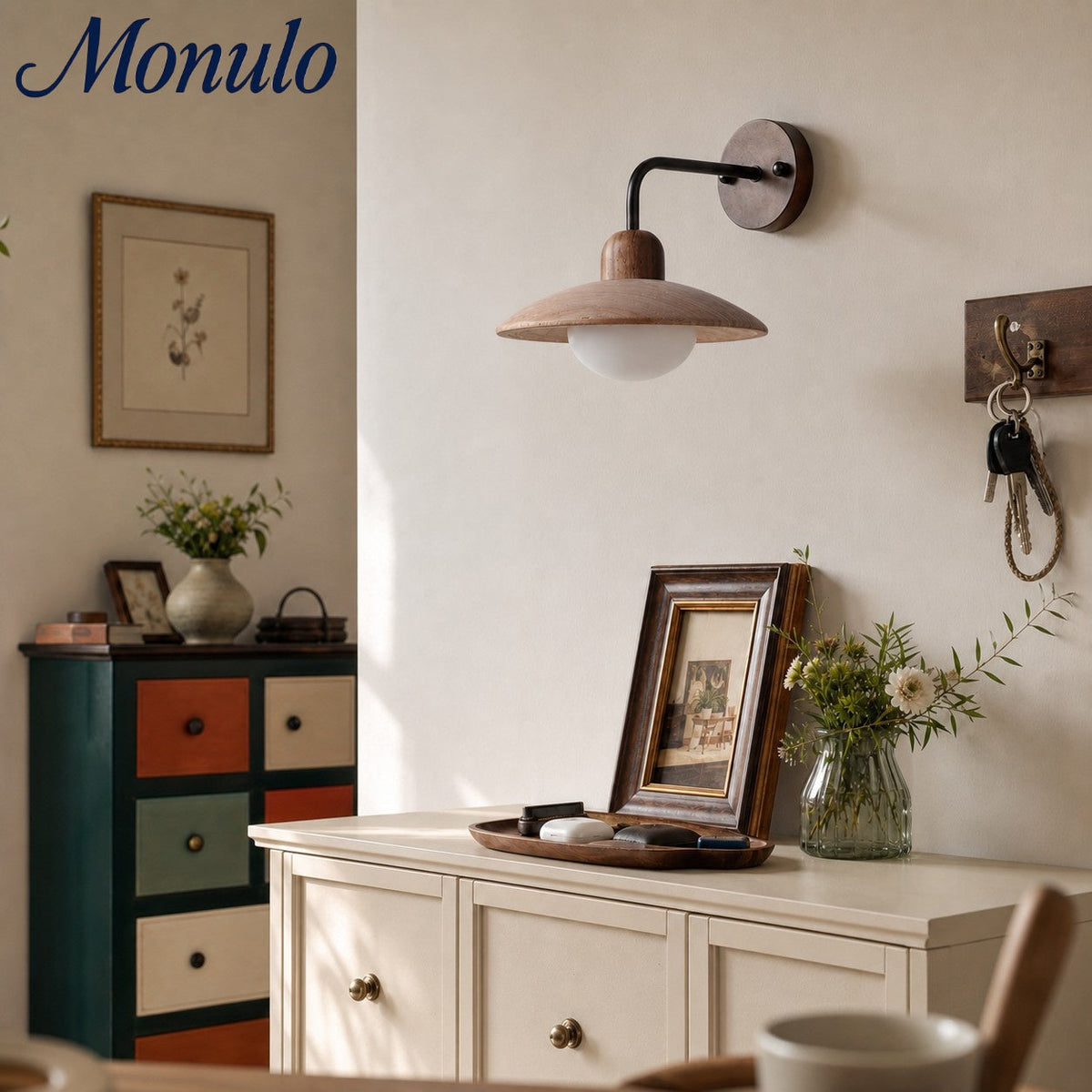Travertin-Wandleuchte minimalistisches Scheibendesign Natursteinbeleuchtung für Wohnzimmer Schlafzimmer Flur moderne Innenraum-Wandbeleuchtung mit warmem Licht | Sansoti