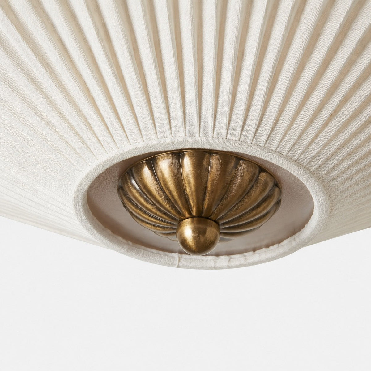 Semi-Flush Deckenleuchte Metall Stoffschirm Schlanke Form Zeitgenössische Beleuchtung Wohnzimmer Schlafzimmer Skandinavisches Interieur Vintage Details | Sansoti