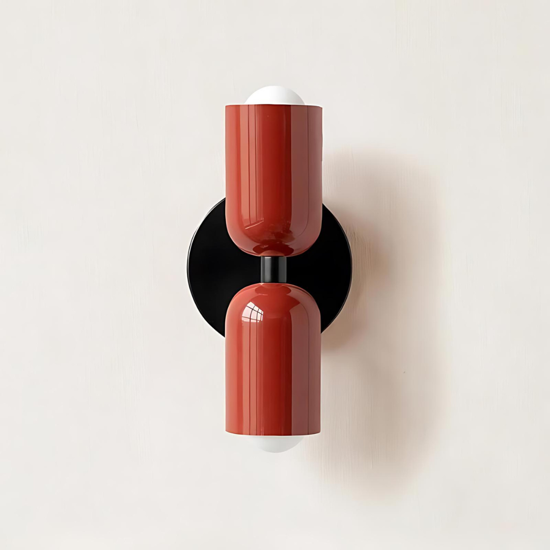 Wall Lamp Cream Warm White Metal Iron E27 12cm LED 2 Lights Bedroom Hall Living Room | Sansoti