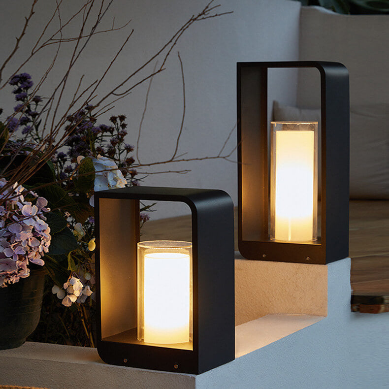 LED-Außenleuchte, Gartenbeleuchtung, wasserdicht, modernes Design, Wegeleuchte, Terrassenbeleuchtung, 30–60 cm | Sansoti