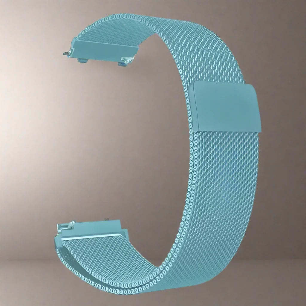 Milanese Mesh Horlogeband Roestvrij Staal Quick-Release Verstelbaar Polsband Smartwatch Accessoire Stijlvol | Sansoti